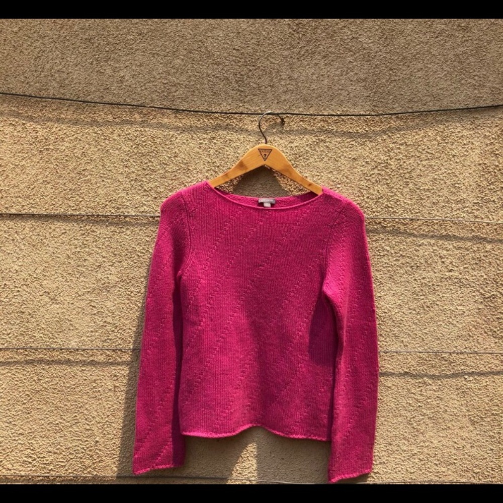 Ann Taylor Pink Vintage Sweater